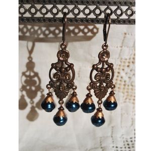 Chandelier Victorian Style Earrings NEW